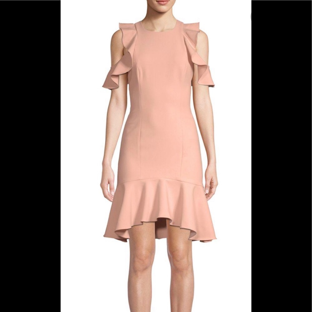 CINQ À SEPT NWT ruffle mini dress Pastel size 2